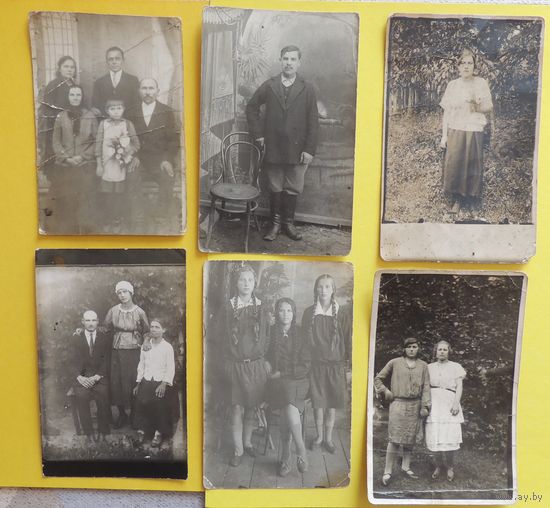 Фото бытовые; Зап. Бел., 1930-1940-е гг. Цена за единицу