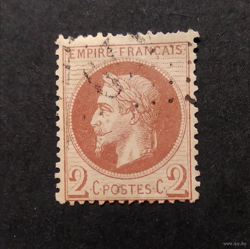 Франция.\306фк\ 1862-1870 КОРОЛЬ. Стандарт ми25 кц26евр