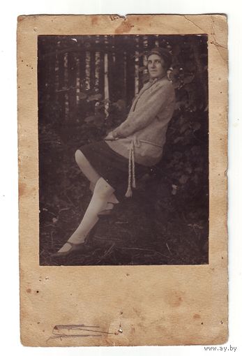 Фото 20-30х годов, девушка.