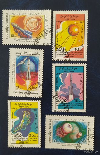 Афганистан 1987-1988 30л спутника, 25л полета Терешковой.