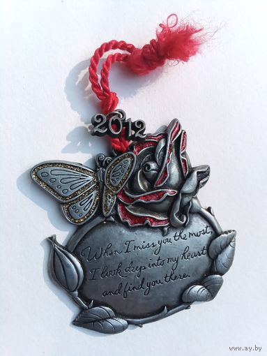 Ёлочная игрушка американская металл