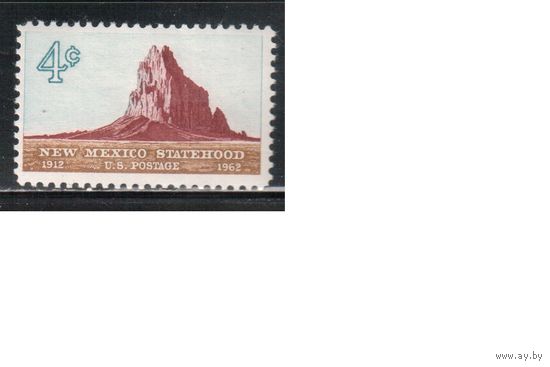 США-1962, (Мих.820),  *   ,  Штат Нью-Мексико  (одиночка)