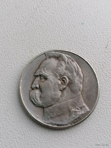 Монета 5 злотых 1934 г торги с Рубля