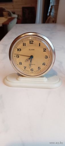 Часы Слава, будильник сссрп