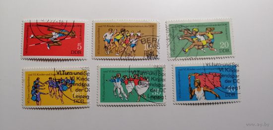 ГДР 1977.  Спорт. Полная серия