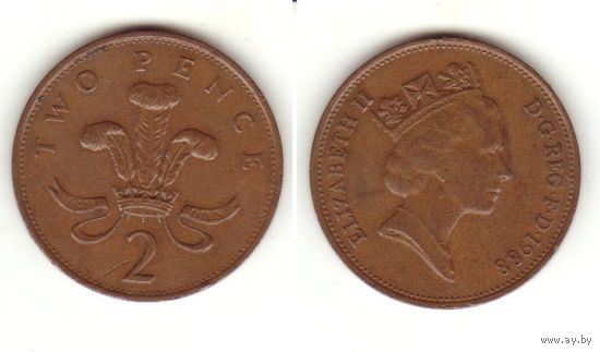 2 пенса 1988
