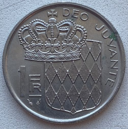 Монако 1 франк 1977 г.