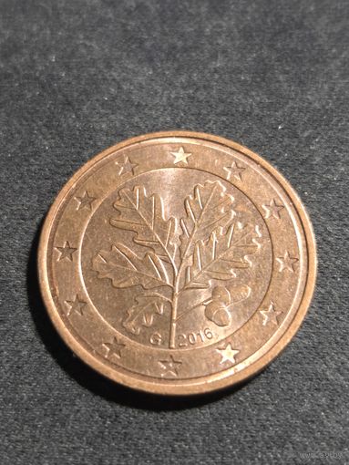 Германия 5 евроцентов 2016 G