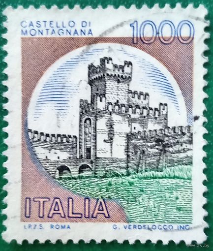 Италия 1980. Замок Монтаньяна в регионе Венето