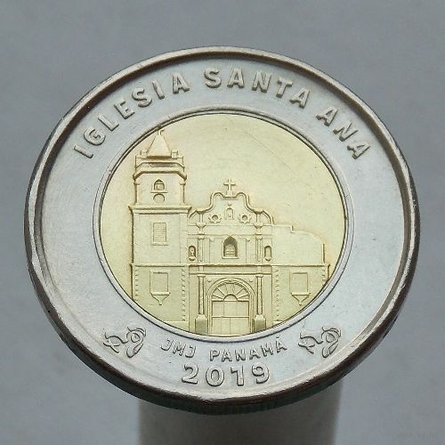 Панама 1 бальбоа 2019 Церковь Иглесиа Санта Ана