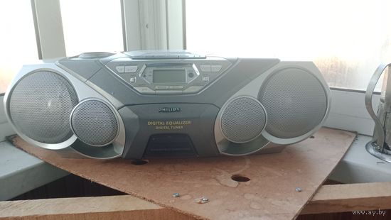 Магнитофон бумбокс Philips AZ1575 в доработку или на запчасти