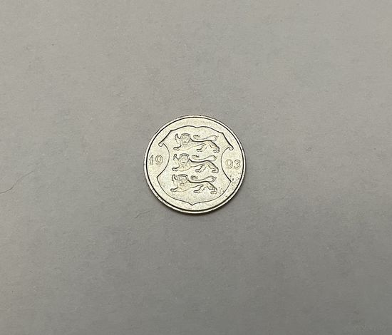 1 крона 1993 с рубля