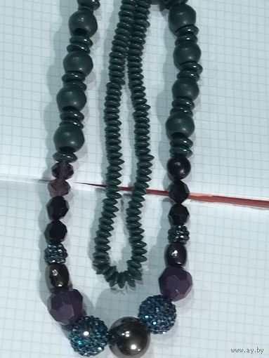 Бусы винтажные