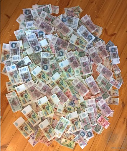 Более 1000 купюр СССР и Республики Беларусь с рубля