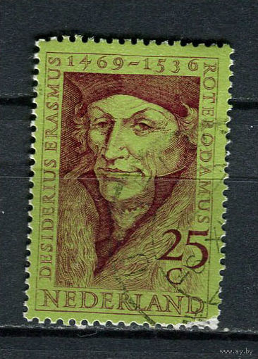 Нидерланды - 1969 - Дезидерий Эразм - [Mi. 927] - полная серия - 1 марка. Гашеная.  (Лот 55Gk)-T2P46