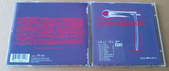 DEEP PURPLE - Purpendicular (EUROPE аудио CD 1996)