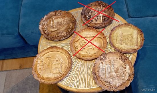 Сувенирные тарелки на стену из разных стран мира