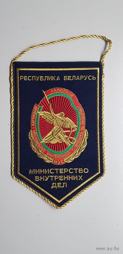 Вымпел главное управление по борьбе с организованной преступностью и коррупцией МВД Беларусь