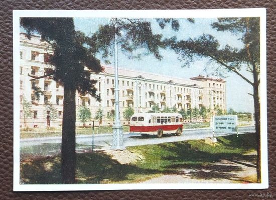 Минск начало Московсого шоссе 1954