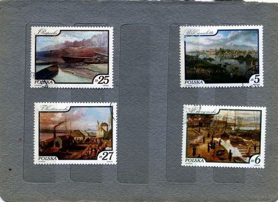 ПОЛЬША, 1984 ,  ЖИВОПИСЬ,  серия  4м  гашеная