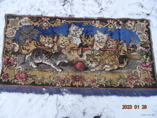 Ковер Котики ГДР 1960 г