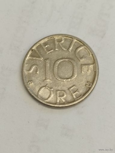 Швеция 10 оре 1980