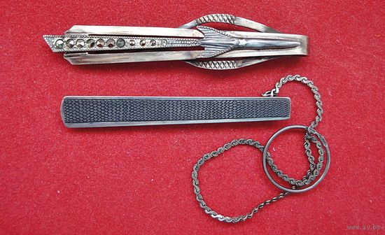 Заколки на галстук (СССР) ЦЕНА ЗА ОДНУ!