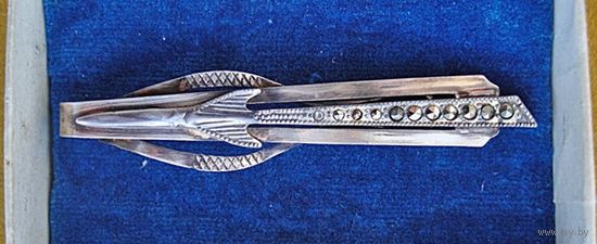 Заколка на галстук Космос-Ракета (СССР)