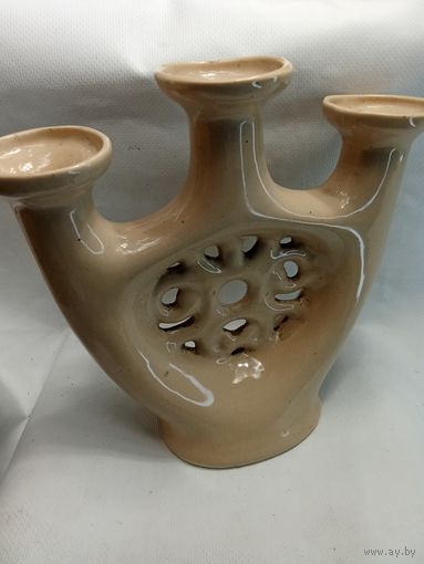 Подсвечник керамика СССР