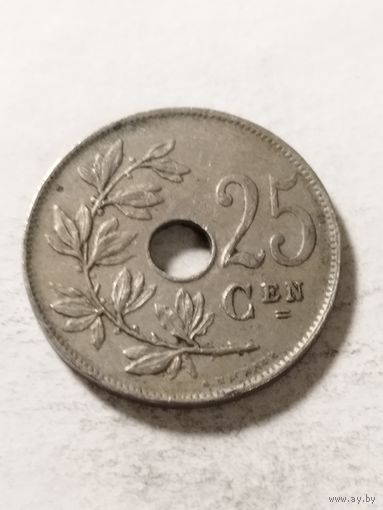 Бельгия 25 сентим 1921