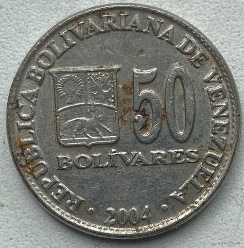 Венесуэла 50 боливаров 2004 г.
