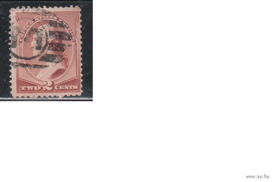 США-1883, (Скотт.210), гаш. , Стандарт, Президенты ,Вашингтон(1)