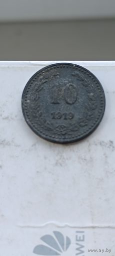 10 пфеннигов 1919 года (нотгельды) Германия Город Бромберг (Позен). 17