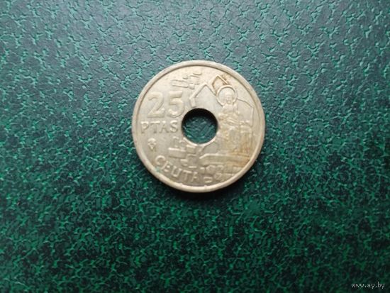 25 песет Испания.