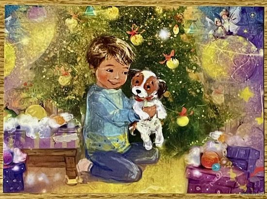 Открытка чистая 10х15 см. Художница Екатерина Бабок