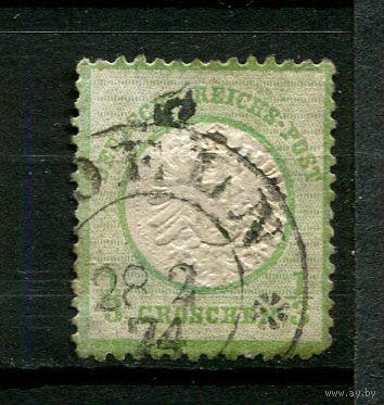 Рейх - 1872 - Герб 1/3Gr - [Mi.17] - 1 марка. Гашеная.  (Лот 132BU)
