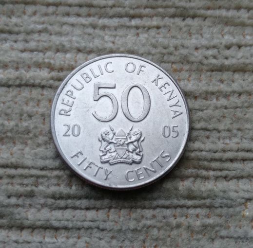 Werty71 Кения 50 центов 2005