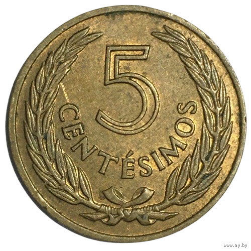 Уругвай 5 сентесимо, 1960