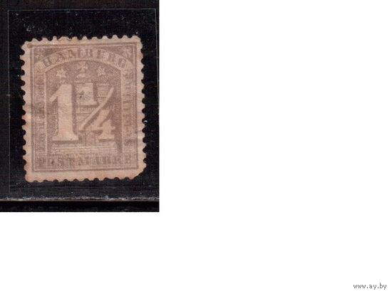 Германия-1864,(Мих.12) *  , Старые Германские Земли, Гамбург