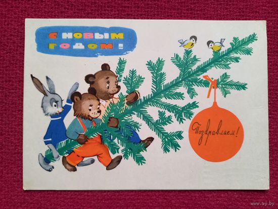 С Новым Годом! Поздравляем! Белов 1964 г.