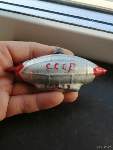 Елочная игрушка дирижабль