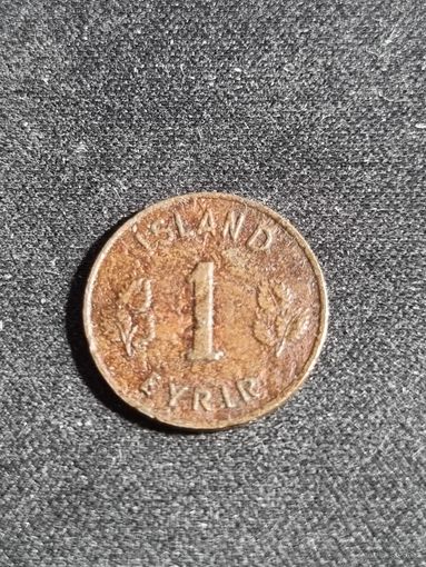 Исландия 1 эйре 1956