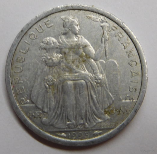 Французская Полинезия 1 франк 1993 г