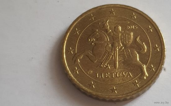 Литва 2015 50 евроцентов