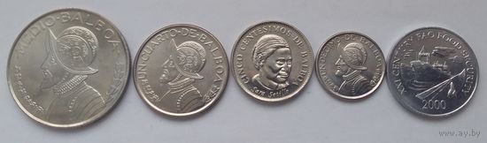 Панама 5 монет UNC