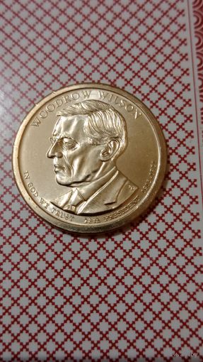США 1 доллар 2013 Р Wilson
