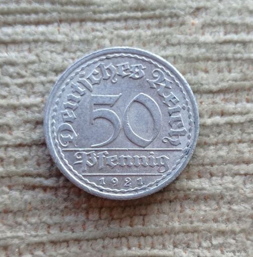 Werty71 Германия 50 пфеннигов 1921 А