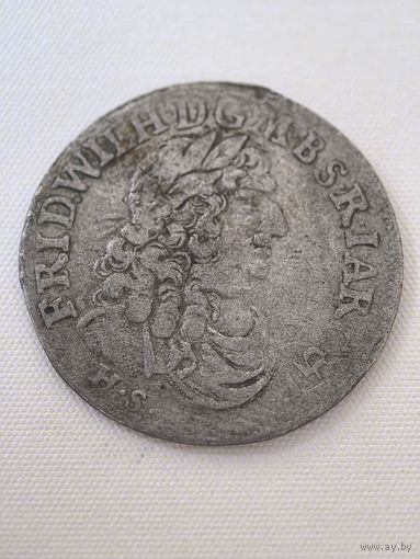 6 грошей 1683 год. Пруссия, Фридрих Вильгельм I