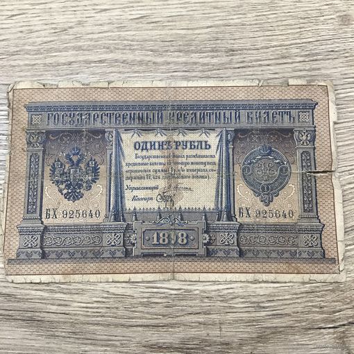 1 рубль.Плеске-Брут.