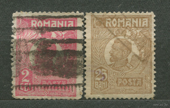 Король Фердинанд I. Румыния. 1920. Серия 2 марки